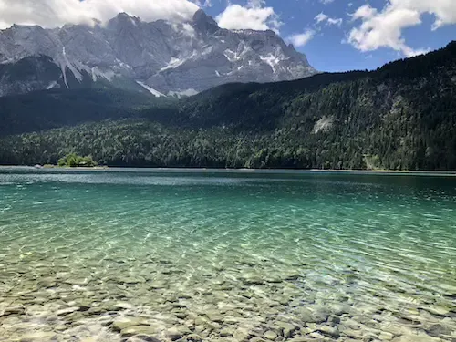 Eissee in Bavaria, Germany