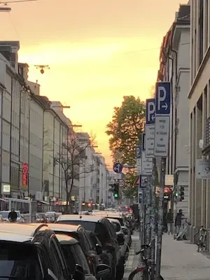 A Street in the center of Munich