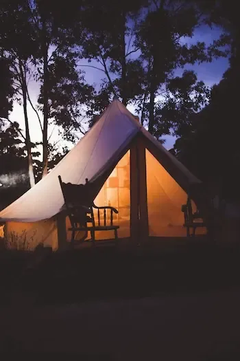 A camping tent